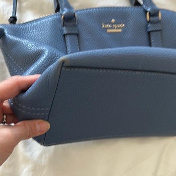 Kate Spade Blue Leather Handbag - Picture 3 of 10